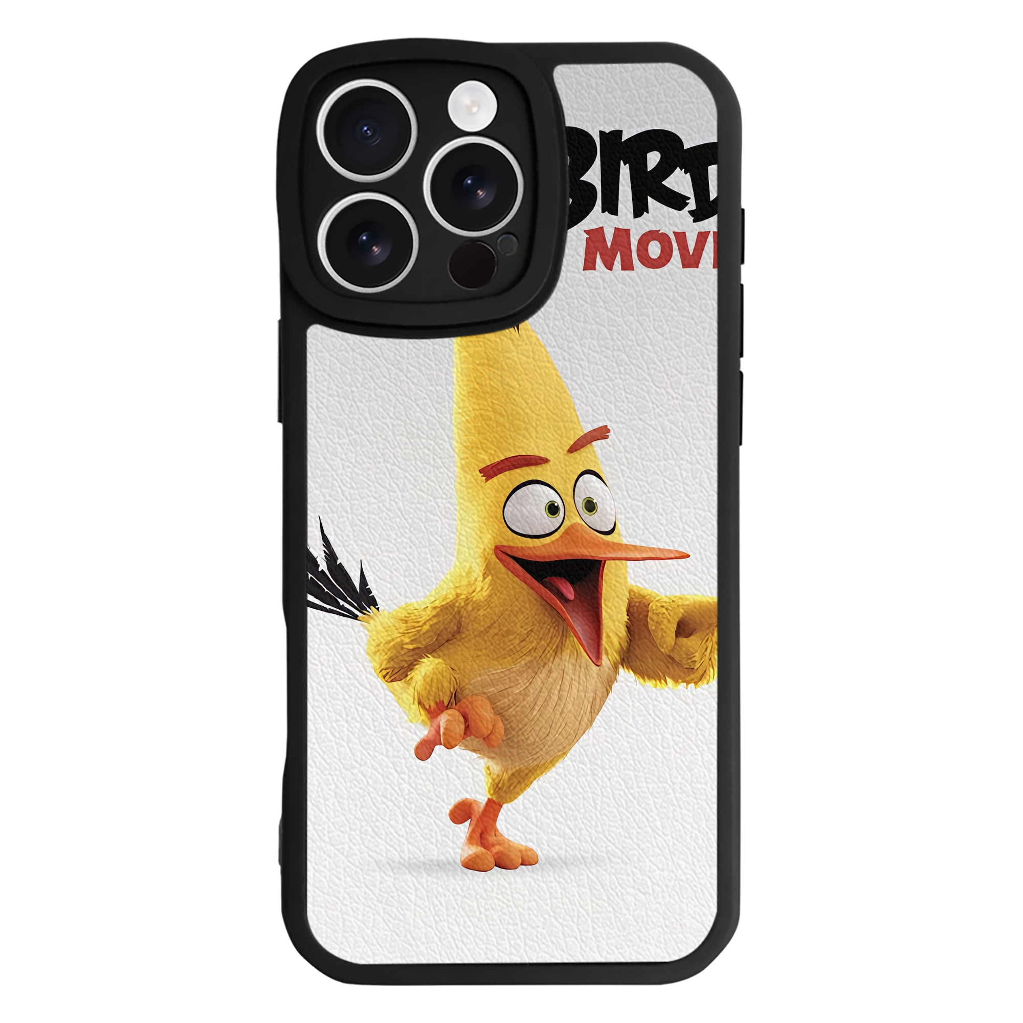 （画像用） Angry Birds アングリーバード 【iPhone 16シリーズ対応】シリコンスマホケース（レザー調） 材質：シリコン